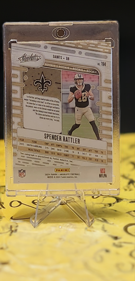*SPENCER RATTLER ROOKIE AUTOGRAPH* Absolute Football Spencer Rattler /299 Rookie Autograph